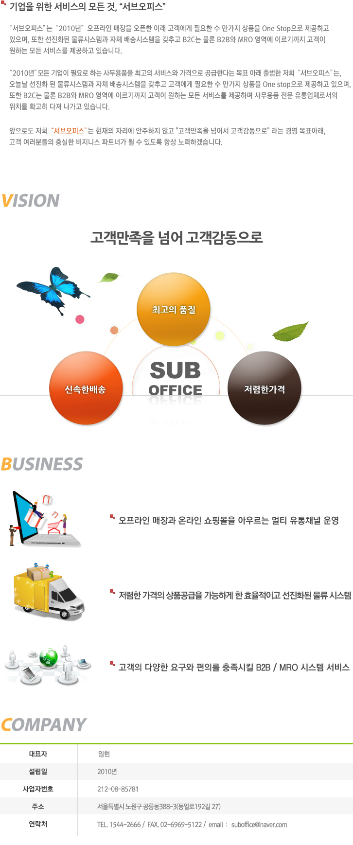 회사개요